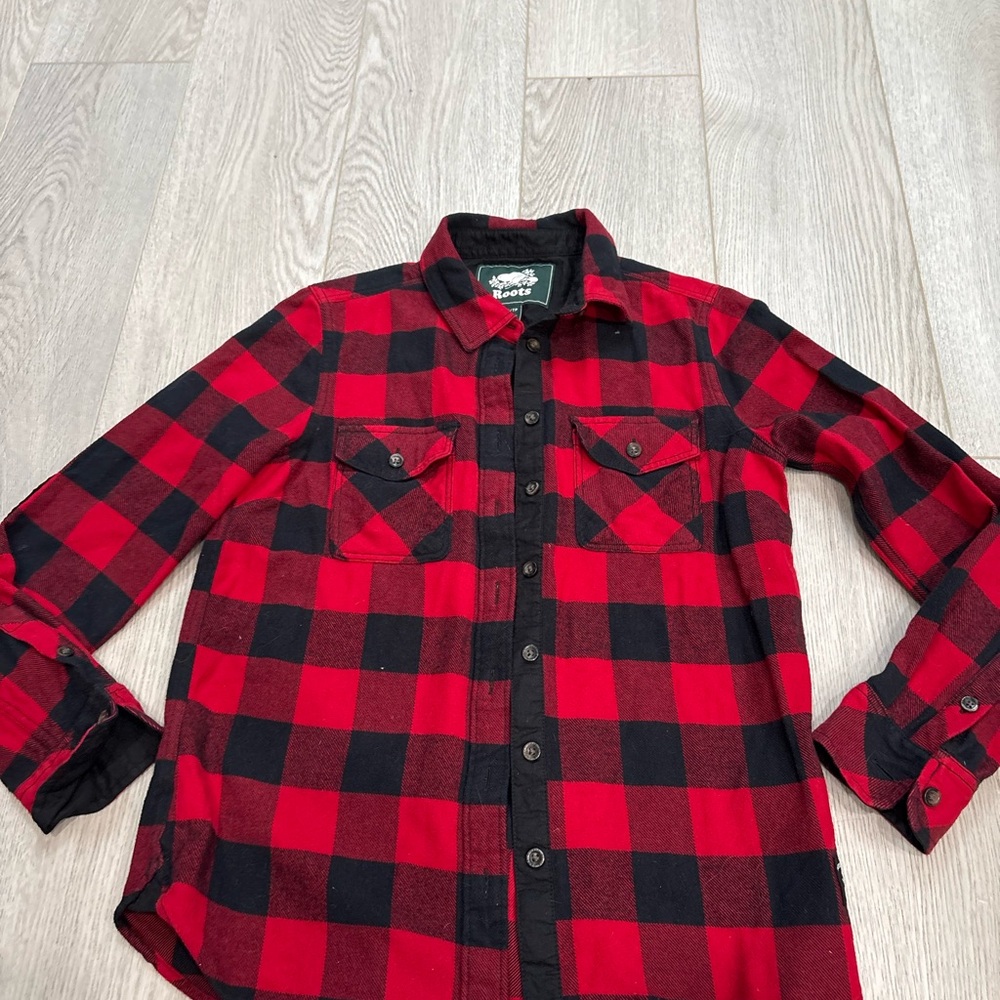Roots Red and Black Checkered Men's Shirt